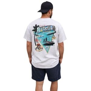 W1 Vtg Caribbean Soul T Shirt Mens XL Graphic Tee Bermuda Triangle Single Stitch